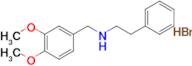 N-(3,4-dimethoxybenzyl)-2-phenylethan-1-amine hydrobromide