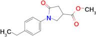 Methyl 1-(4-ethylphenyl)-5-oxopyrrolidine-3-carboxylate