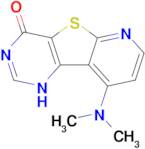 13-(dimethylamino)-8-thia-3,5,10-triazatricyclo[7.4.0.0²,⁷]trideca-1(9),2(7),4,10,12-pentaen-6-one