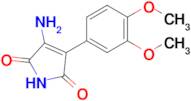 3-Amino-4-(3,4-dimethoxyphenyl)-1H-pyrrole-2,5-dione