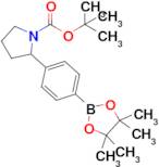 Tert-butyl 2-(4-(4,4,5,5-tetramethyl-1,3,2-dioxaborolan-2-yl)phenyl)pyrrolidine-1-carboxylate