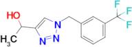 1-(1-(3-(Trifluoromethyl)benzyl)-1H-1,2,3-triazol-4-yl)ethan-1-ol