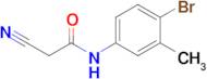 N-(4-bromo-3-methylphenyl)-2-cyanoacetamide