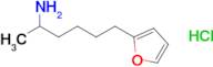 6-(Furan-2-yl)hexan-2-amine hydrochloride