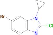 6-Bromo-2-chloro-1-cyclopropyl-1H-benzo[d]imidazole
