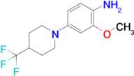 2-Methoxy-4-(4-(trifluoromethyl)piperidin-1-yl)aniline