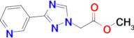 Methyl 2-(3-(pyridin-3-yl)-1H-1,2,4-triazol-1-yl)acetate