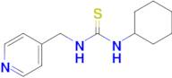 1-Cyclohexyl-3-(pyridin-4-ylmethyl)thiourea