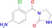 1-(4-Amino-2-chlorobenzoyl)imidazolidin-2-one