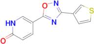 5-[3-(thiophen-3-yl)-1,2,4-oxadiazol-5-yl]-1,2-dihydropyridin-2-one