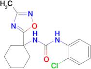 1-(2-Chlorophenyl)-3-(1-(3-methyl-1,2,4-oxadiazol-5-yl)cyclohexyl)urea