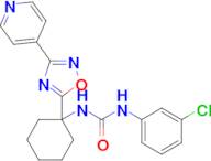 1-(3-Chlorophenyl)-3-(1-(3-(pyridin-4-yl)-1,2,4-oxadiazol-5-yl)cyclohexyl)urea