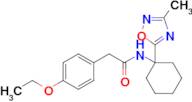 2-(4-Ethoxyphenyl)-N-(1-(3-methyl-1,2,4-oxadiazol-5-yl)cyclohexyl)acetamide
