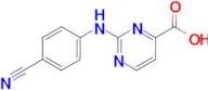2-((4-Cyanophenyl)amino)pyrimidine-4-carboxylic acid