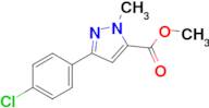 Methyl 3-(4-chlorophenyl)-1-methyl-1H-pyrazole-5-carboxylate