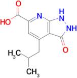 4-(2-methylpropyl)-3-oxo-1H,2H,3H-pyrazolo[3,4-b]pyridine-6-carboxylic acid