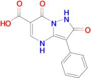 2,7-dioxo-3-phenyl-1H,2H,4H,7H-pyrazolo[1,5-a]pyrimidine-6-carboxylic acid