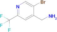 (5-Bromo-2-(trifluoromethyl)pyridin-4-yl)methanamine