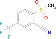 2-(Methylsulfonyl)-5-(trifluoromethyl)benzonitrile