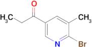 1-(6-Bromo-5-methylpyridin-3-yl)propan-1-one