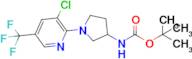 Tert-butyl (1-(3-chloro-5-(trifluoromethyl)pyridin-2-yl)pyrrolidin-3-yl)carbamate