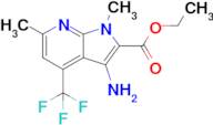 Ethyl 3-amino-1,6-dimethyl-4-(trifluoromethyl)-1H-pyrrolo[2,3-b]pyridine-2-carboxylate