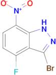 3-Bromo-4-fluoro-7-nitro-1H-indazole