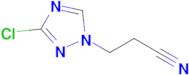 3-(3-Chloro-1H-1,2,4-triazol-1-yl)propanenitrile