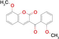 8-Methoxy-3-(2-methoxybenzoyl)-2H-chromen-2-one