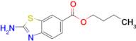 Butyl 2-aminobenzo[d]thiazole-6-carboxylate