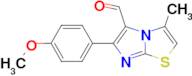 6-(4-Methoxyphenyl)-3-methylimidazo[2,1-b]thiazole-5-carbaldehyde