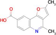 2,4-Dimethylfuro[3,2-c]quinoline-8-carboxylic acid