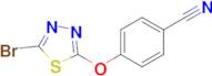 4-((5-Bromo-1,3,4-thiadiazol-2-yl)oxy)benzonitrile