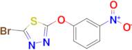 2-Bromo-5-(3-nitrophenoxy)-1,3,4-thiadiazole