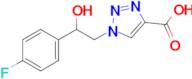 1-(2-(4-Fluorophenyl)-2-hydroxyethyl)-1H-1,2,3-triazole-4-carboxylic acid