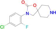 3-(4-Chloro-2-fluorophenyl)-1-oxa-3,8-diazaspiro[4.5]Decan-2-one
