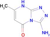 3-amino-7-methyl-5H,8H-[1,2,4]triazolo[4,3-a]pyrimidin-5-one