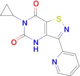 6-Cyclopropyl-3-(pyridin-2-yl)isothiazolo[4,5-d]pyrimidine-5,7(4H,6H)-dione