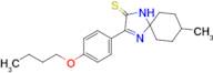 3-(4-Butoxyphenyl)-8-methyl-1,4-diazaspiro[4.5]Dec-3-ene-2-thione