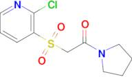 2-((2-Chloropyridin-3-yl)sulfonyl)-1-(pyrrolidin-1-yl)ethan-1-one