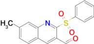 7-Methyl-2-(phenylsulfonyl)quinoline-3-carbaldehyde