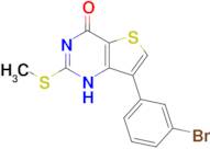 7-(3-bromophenyl)-2-(methylsulfanyl)-1H,4H-thieno[3,2-d]pyrimidin-4-one