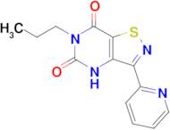 6-Propyl-3-(pyridin-2-yl)isothiazolo[4,5-d]pyrimidine-5,7(4H,6H)-dione