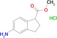 Methyl 5-amino-2,3-dihydro-1H-indene-1-carboxylate hydrochloride