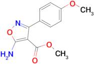 Methyl 5-amino-3-(4-methoxyphenyl)isoxazole-4-carboxylate