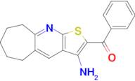 (3-Amino-6,7,8,9-tetrahydro-5H-cyclohepta[b]thieno[3,2-e]pyridin-2-yl)(phenyl)methanone