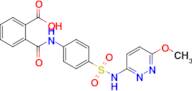 2-((4-(N-(6-methoxypyridazin-3-yl)sulfamoyl)phenyl)carbamoyl)benzoic acid