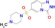 6-[(4-methylpiperazin-1-yl)sulfonyl]-2H,3H-[1,2,4]triazolo[4,3-a]pyridin-3-one