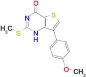 7-(4-methoxyphenyl)-2-(methylsulfanyl)-1H,4H-thieno[3,2-d]pyrimidin-4-one