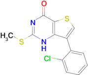 7-(2-chlorophenyl)-2-(methylsulfanyl)-1H,4H-thieno[3,2-d]pyrimidin-4-one